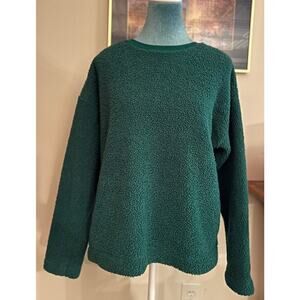 Loft Green Fleece Sweatshirt